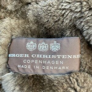 Birger Christensen Fur Trench fully lined with additional removable fur lining